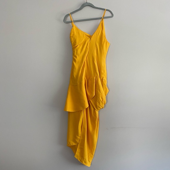 La Robe Sol Off-the-shoulder Ruffled Midi Dress - Picture 6 of 10